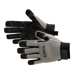Busters handschoenen Mechanic synthetisch leder zwart/grijs M10