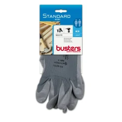 Busters handschoenen Nitril Fit nylon grijs M8