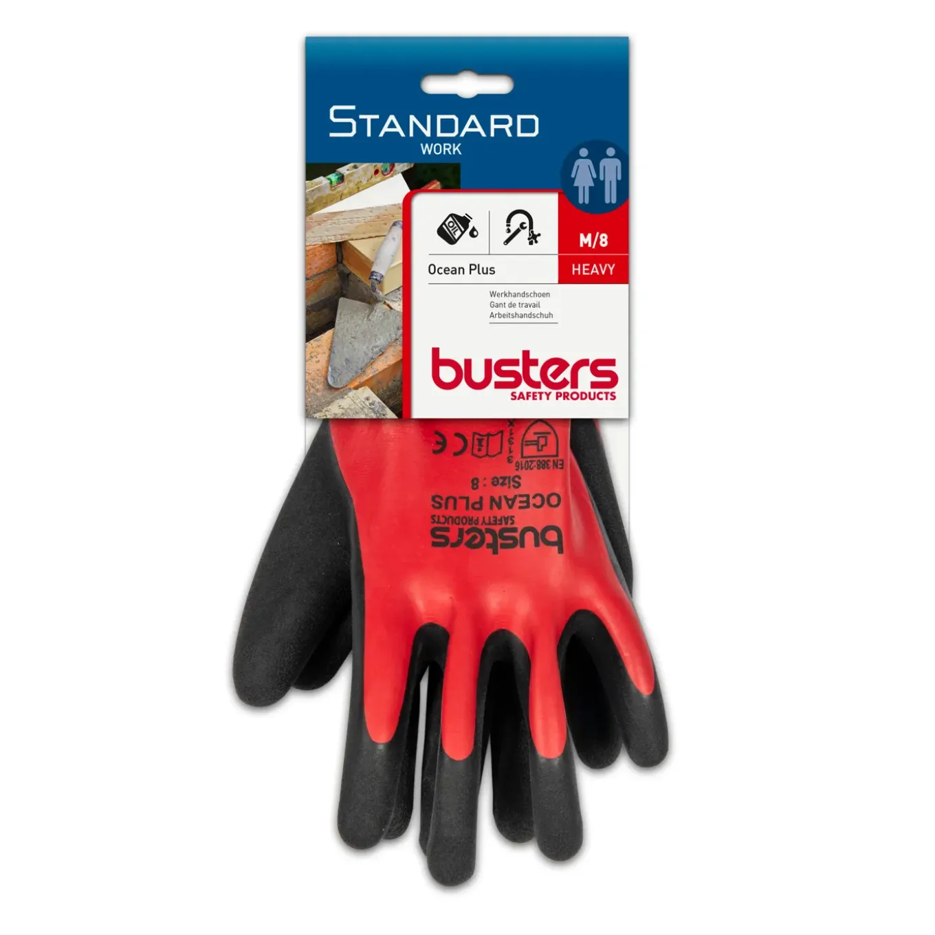 Busters handschoen Ocean Plus maat 8