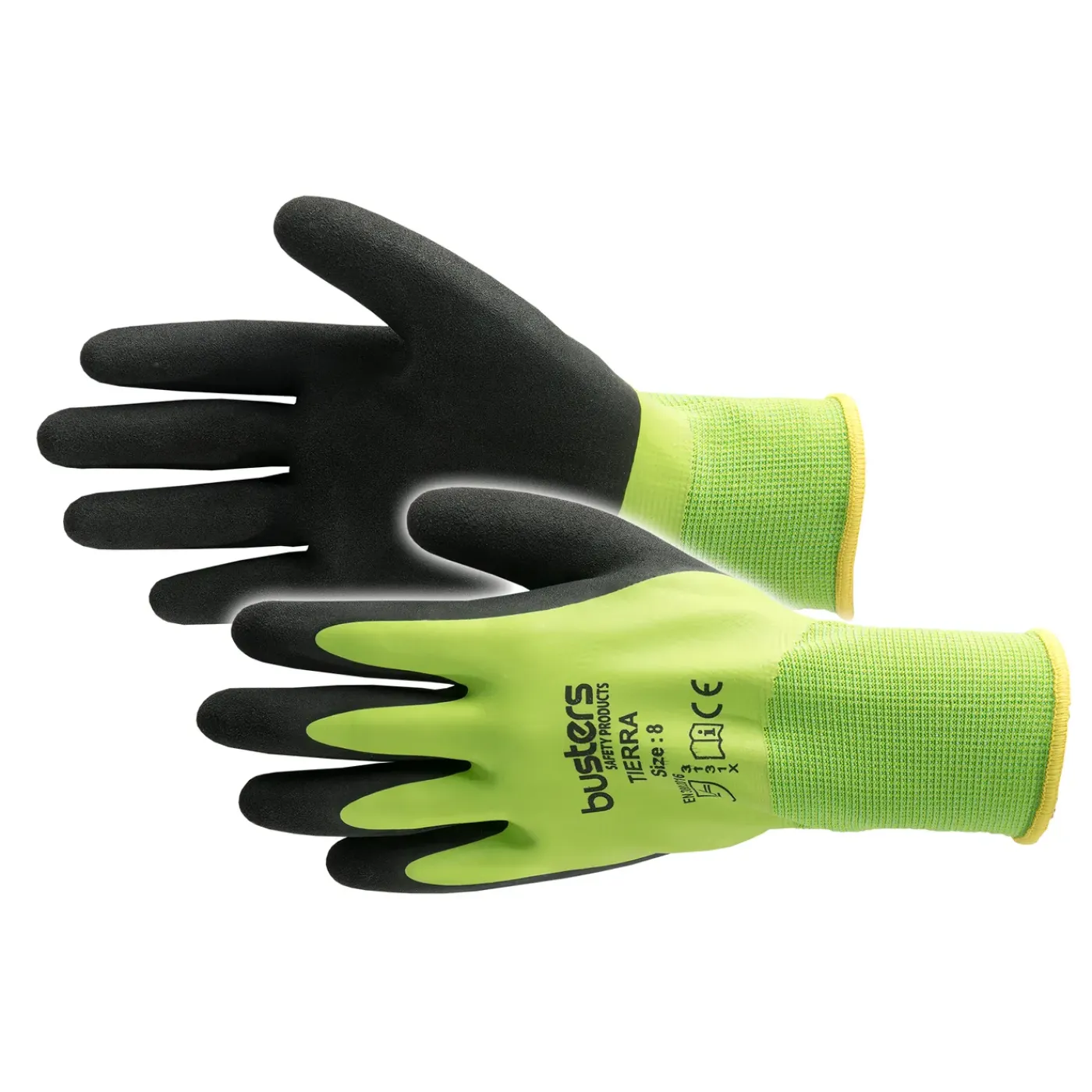 Busters Tierra handschoen groen/zwart maat 8
