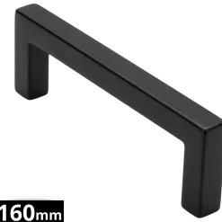 By Mjm - Handgreep Dallas 160mm Zwart - Meubelgreep