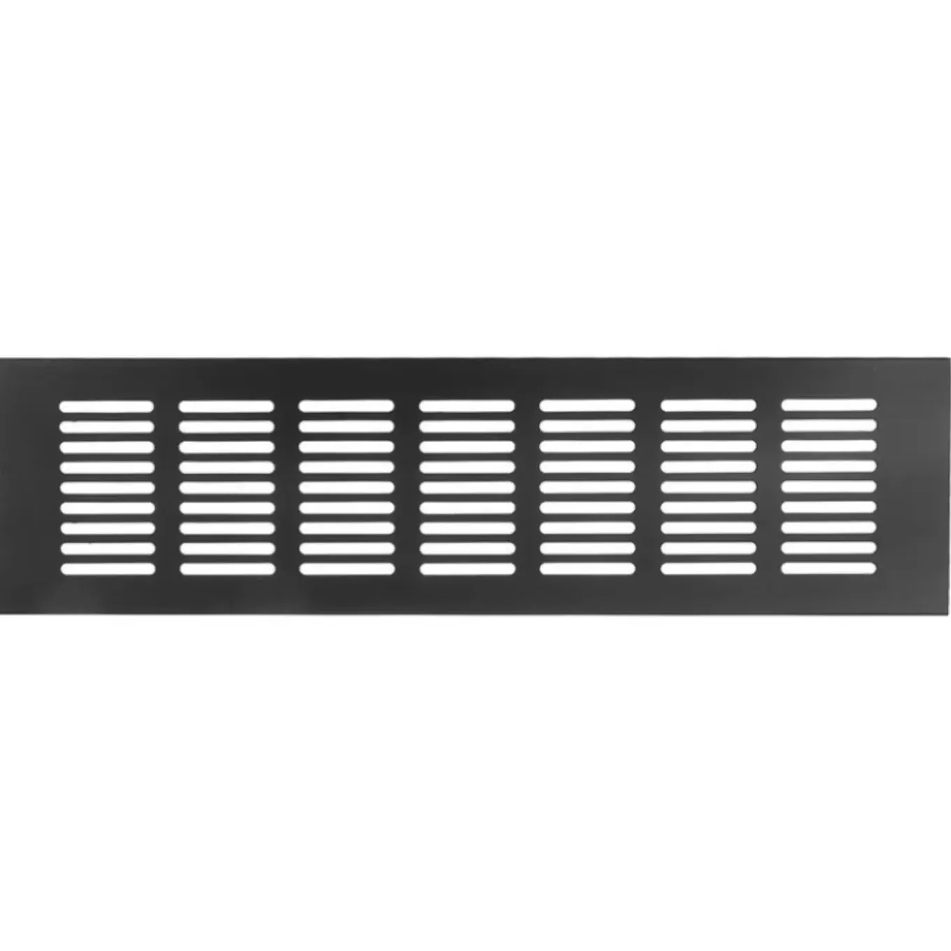 By Mjm - Plintrooster / Ventilatie Rooster 500x80 Zwart