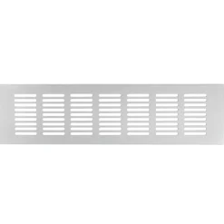 By Mjm - Plintrooster / Ventilatie Rooster 500x60 Zilver
