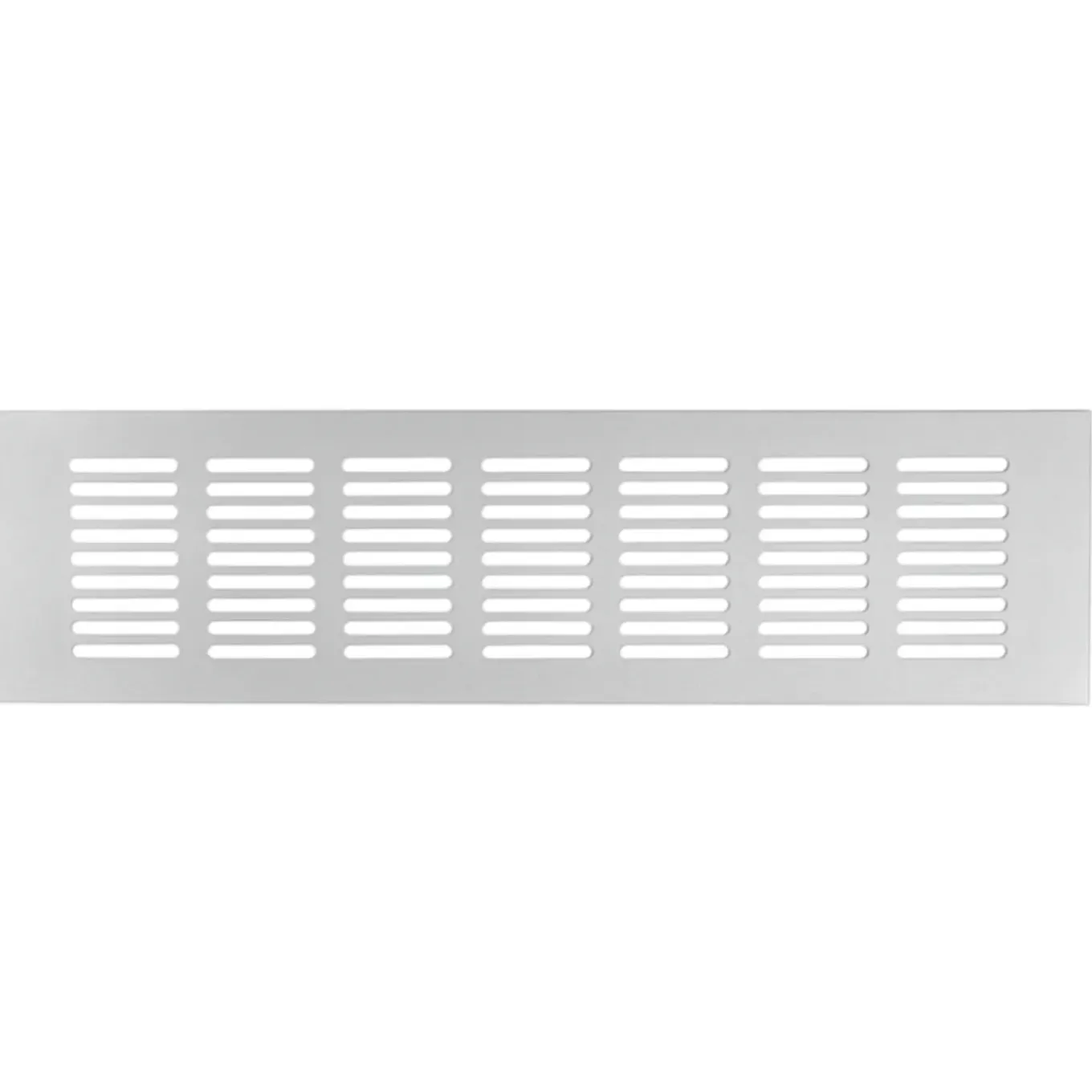 By Mjm - Plintrooster / Ventilatie Rooster 500x60 Zilver