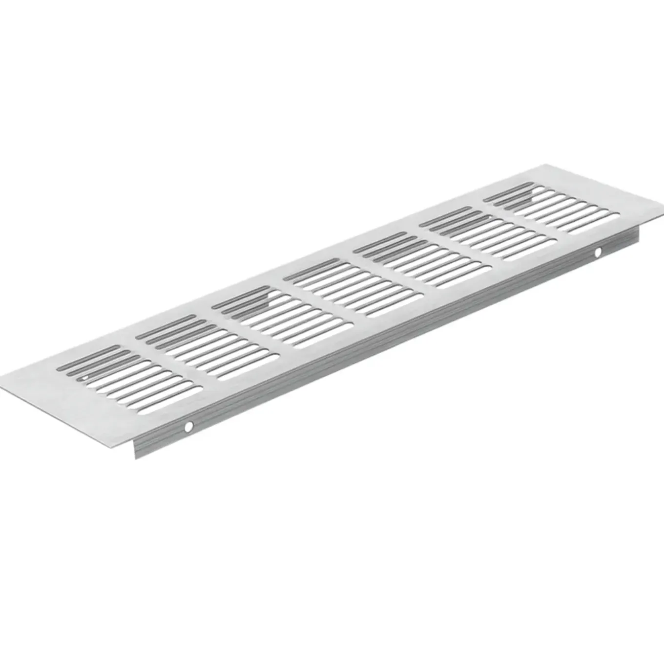 By Mjm - Plintrooster / Ventilatie Rooster 500x60 Zilver