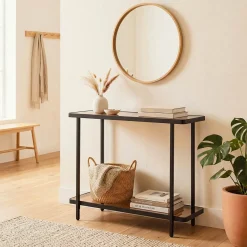 Casâme Calicosy - Console Ora - Zwart 80x30x80 Cm