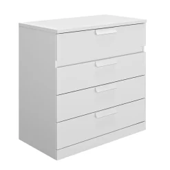 CaliCosy - Cyrus Ladekast 4 Laden - Donker Hout - 45x81x81 Cm