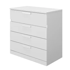 CaliCosy - Cyrus Ladekast 4 Laden - Donker Hout - 45x81x81 Cm