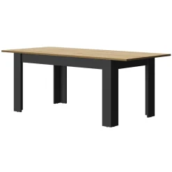Calicosy - Uitschuifbare Manchester - Donker Hout - 77x90x200 Cm