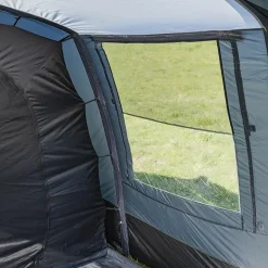 Campout - Opblaasbare Tunneltent - Zwart - 455 X 270 Cm - Familietenten - Waterdichte Tent