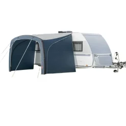 Campout - Opblaasbare Voortent Voor Caravans - Lichtgrijs - 235 X 250 X 300 Cm - Waterdicht