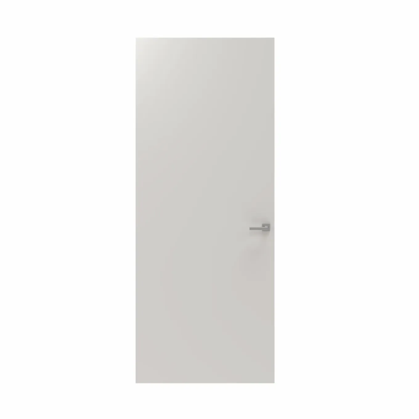CanDo Binnendeur Board Basic 2A01 - Wit - Gegrond - Opdek - Links - 83x201,5cm