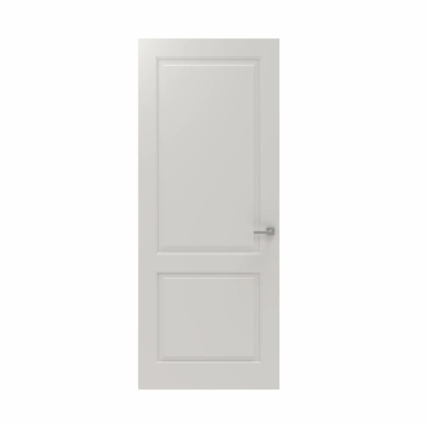 CanDo Binnendeur Board Panel 2A01 - Wit - Gegrond - Stomp - 78x211,5cm