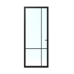 CanDo Binnendeur Elegant Original AC04 - Grafietzwart - Gelakt - Opdek - Links - 93x231,5cm