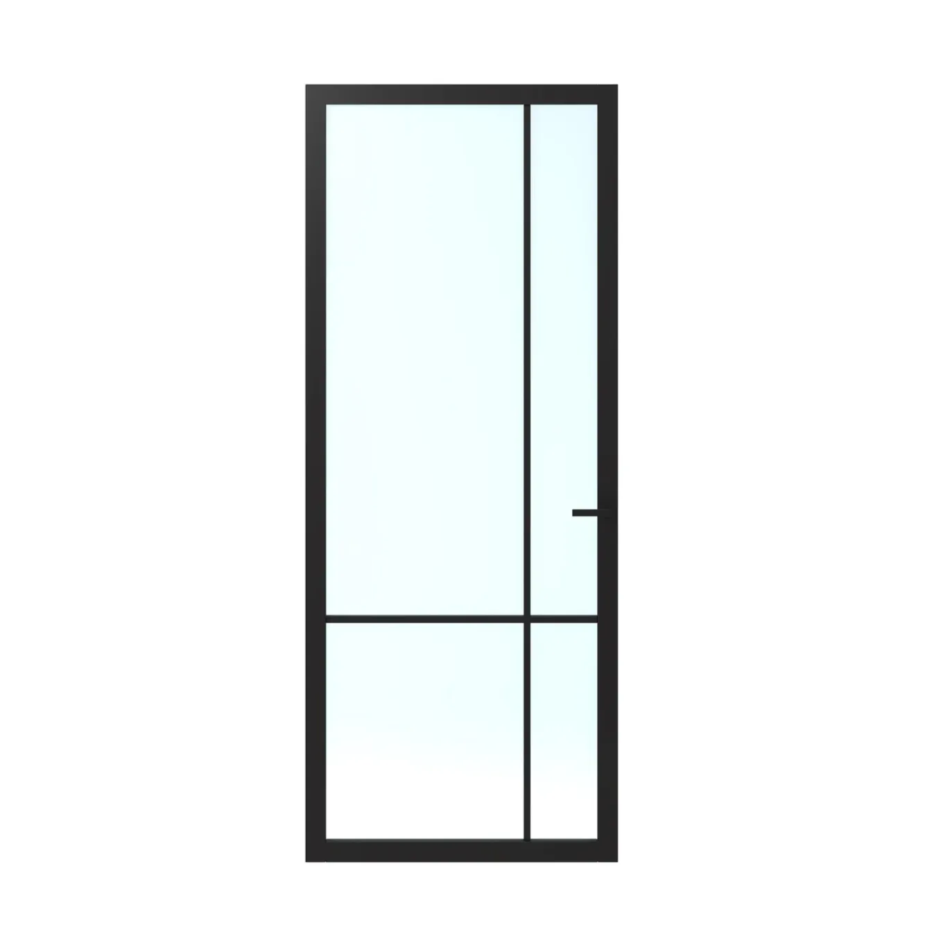 CanDo Binnendeur Elegant Original AC04 - Grafietzwart - Gelakt - Opdek - Links - 93x231,5cm