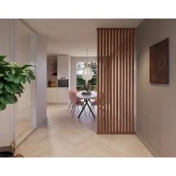 CanDo Decowall Roomdivider Spijl - Walnoot - 270cm - 30x50mm - 4 stuks