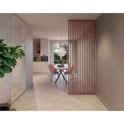 CanDo Decowall Roomdivider Spijl - Walnoot - 270cm - 30x50mm - 4 stuks