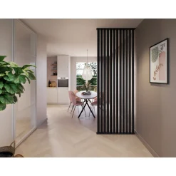 CanDo Decowall Roomdivider Vloer- en Plafondprofielset - Lava Eiken - Schuin