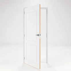CanDo Deur-Kozijn Combinatie Panel 2A02 - Wit - Gegrond - Stomp - 83x201,5cm - 56x90cm