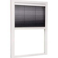 CanDo Duo-Plissé hor Dakraam Premium - 78x160cm - Wit