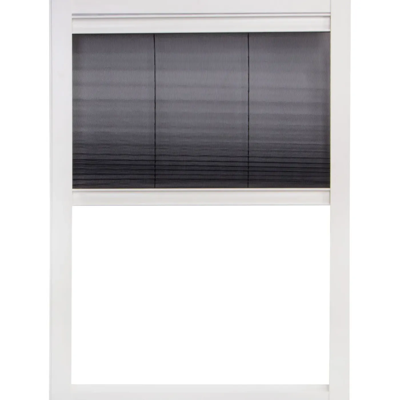 CanDo Duo-Plissé hor Dakraam Premium - 134x160cm - Wit