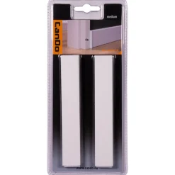CanDo Eindstuk Plint - Wit - Kunststof - 24cm - 13x105mm - Multipack 4 Stuks