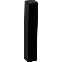 CanDo Hoekstuk Plint - Zwart - Kunststof - 23,5cm - Multipack 2