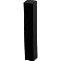 CanDo Hoekstuk Plint - Zwart - Kunststof - 23,5cm - Multipack 2