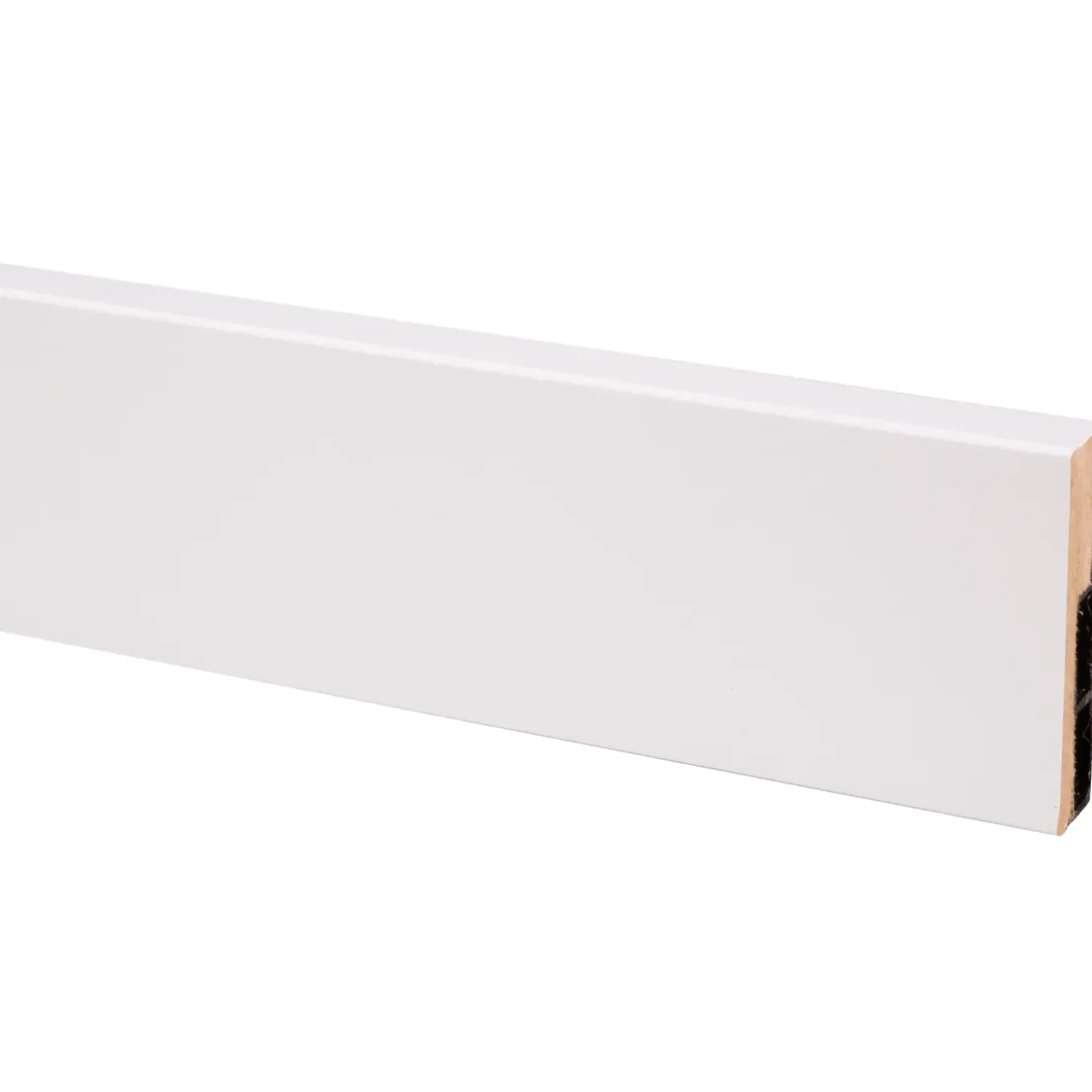 CanDo Kabelgootplint Cubic Wit - MDF - Folie - 240cm - 19x80mm