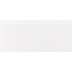 CanDo Kabelgootplint Cubic Wit - MDF - Folie - 240cm - 19x80mm
