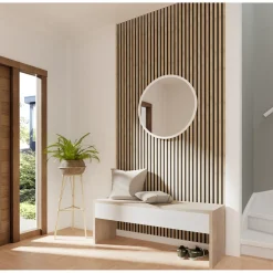 CanDo lattenwand Decowall Acoustic - Licht Eiken - 260x30cm - 2 stuks