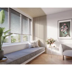CanDo lattenwand Decowall Acoustic - Licht Eiken - 260x30cm - 2 stuks
