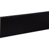 CanDo Muurplint Blok - Zwart - MDF - Folie - 240cm - 12x120mm