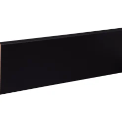 CanDo Muurplint Blok - Zwart - MDF - Folie - 240cm - 12x120mm