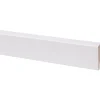 CanDo Muurplint Cubic - Helder Wit - MDF - Folie - 240cm - 19x58mm