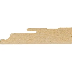 CanDo Muurplint Cubic - Wit - MDF - Folie - 240cm - 19x80mm