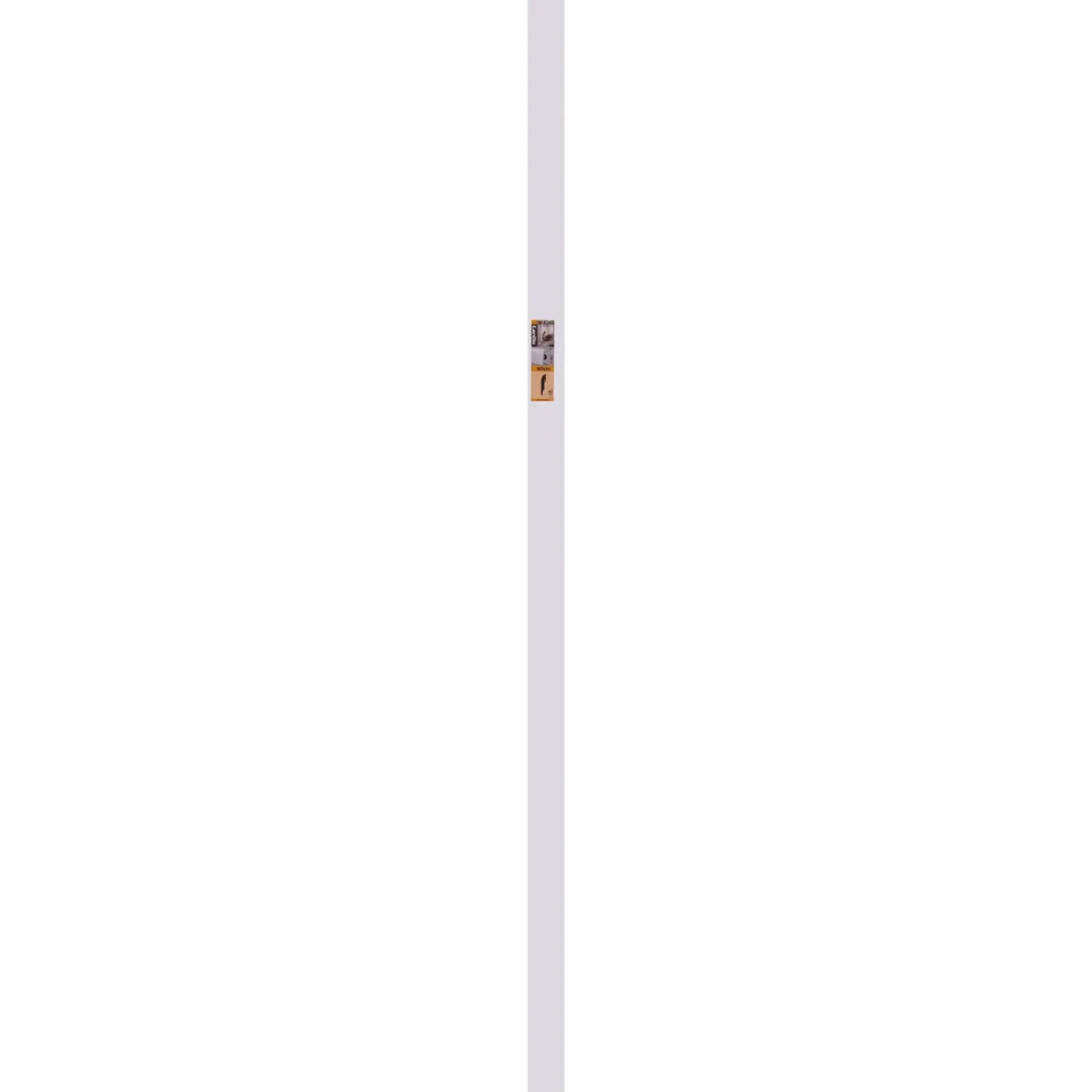 CanDo Muurplint Style - Helder Wit - MDF - Folie - 240cm - 19x80mm