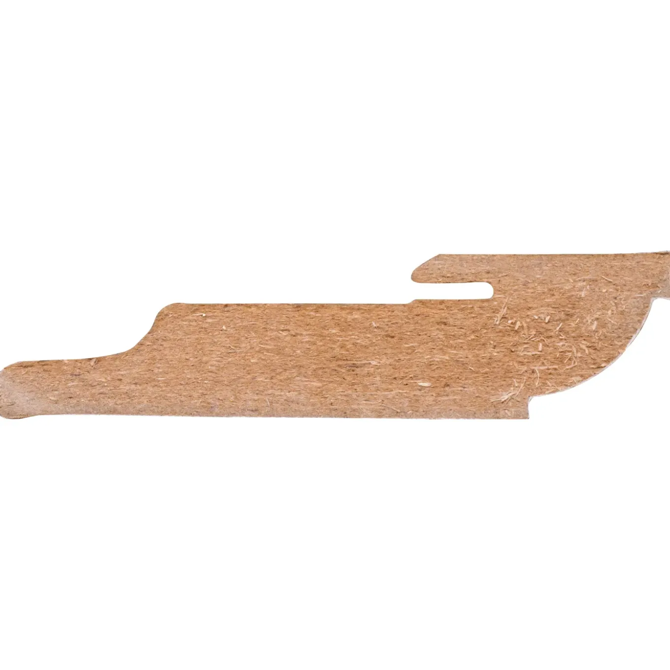 CanDo Muurplint Style - Helder Wit - MDF - Folie - 240cm - 19x80mm