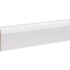 CanDo Muurplint Style - Helder Wit - MDF - Folie - 240cm - 19x80mm