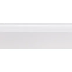 CanDo Muurplint Style - Helder Wit - MDF - Folie - 240cm - 19x80mm