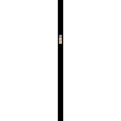 CanDo Overzetplint Cubic Zwart - MDF - Folie - 240cm - 18x100mm