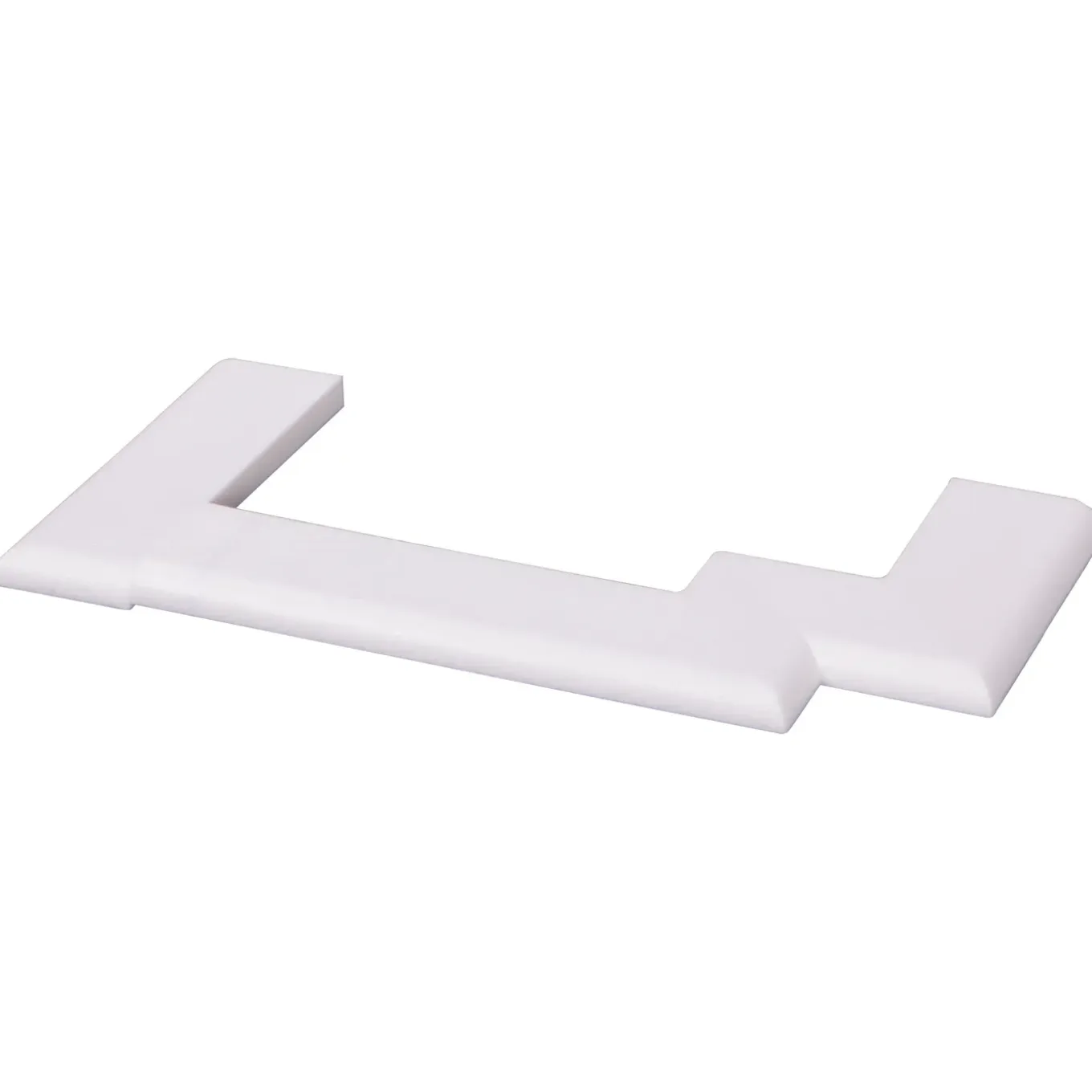 CanDo Plintclips - Wit - Kunststof - 23cm - 1,2x16,2mm - 2 Stuks