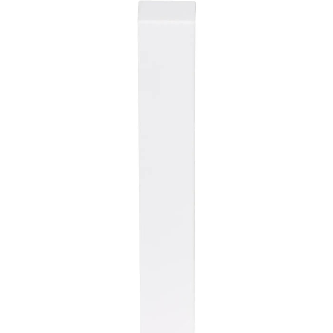CanDo Plint Hoekstuk Wit - Kunststof - 23,5cm - 39x104mm