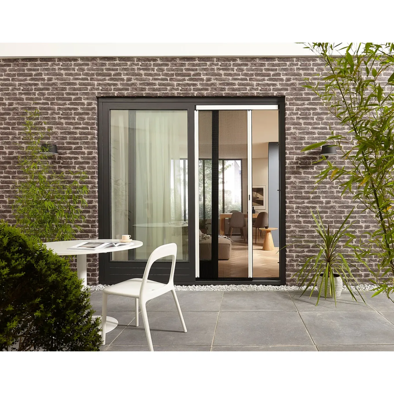 CanDo Plisséhordeur Premium - 96x227cm - Wit