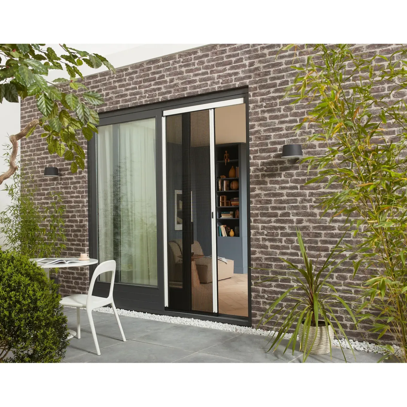 CanDo Plisséhordeur Premium - 96x227cm - Wit
