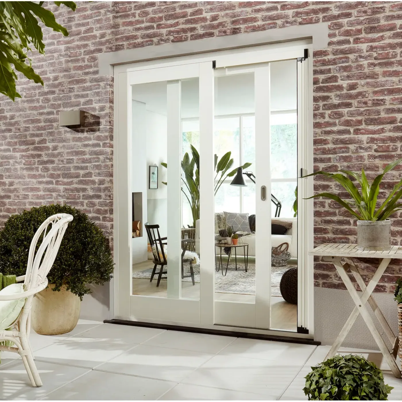 CanDo Plisséhordeur Premium - 96x209cm - Wit