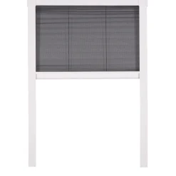 CanDo Plissé Raamhor Standard - 83x155cm - Wit