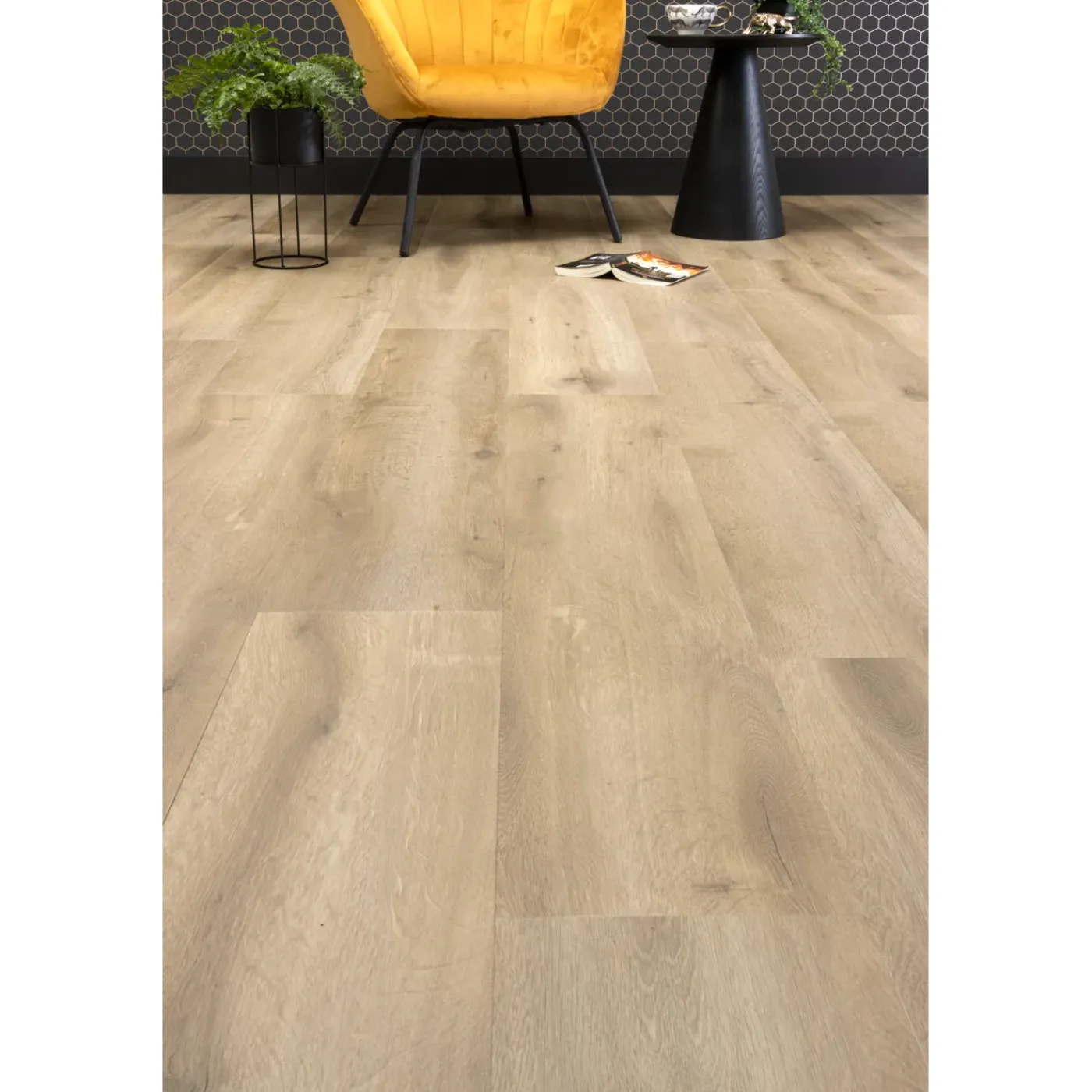 CanDo PVC Vloer Create Plank XB - Savanne Eiken - 4-zijdige Micro V-groef - 5mm - 1,945m²