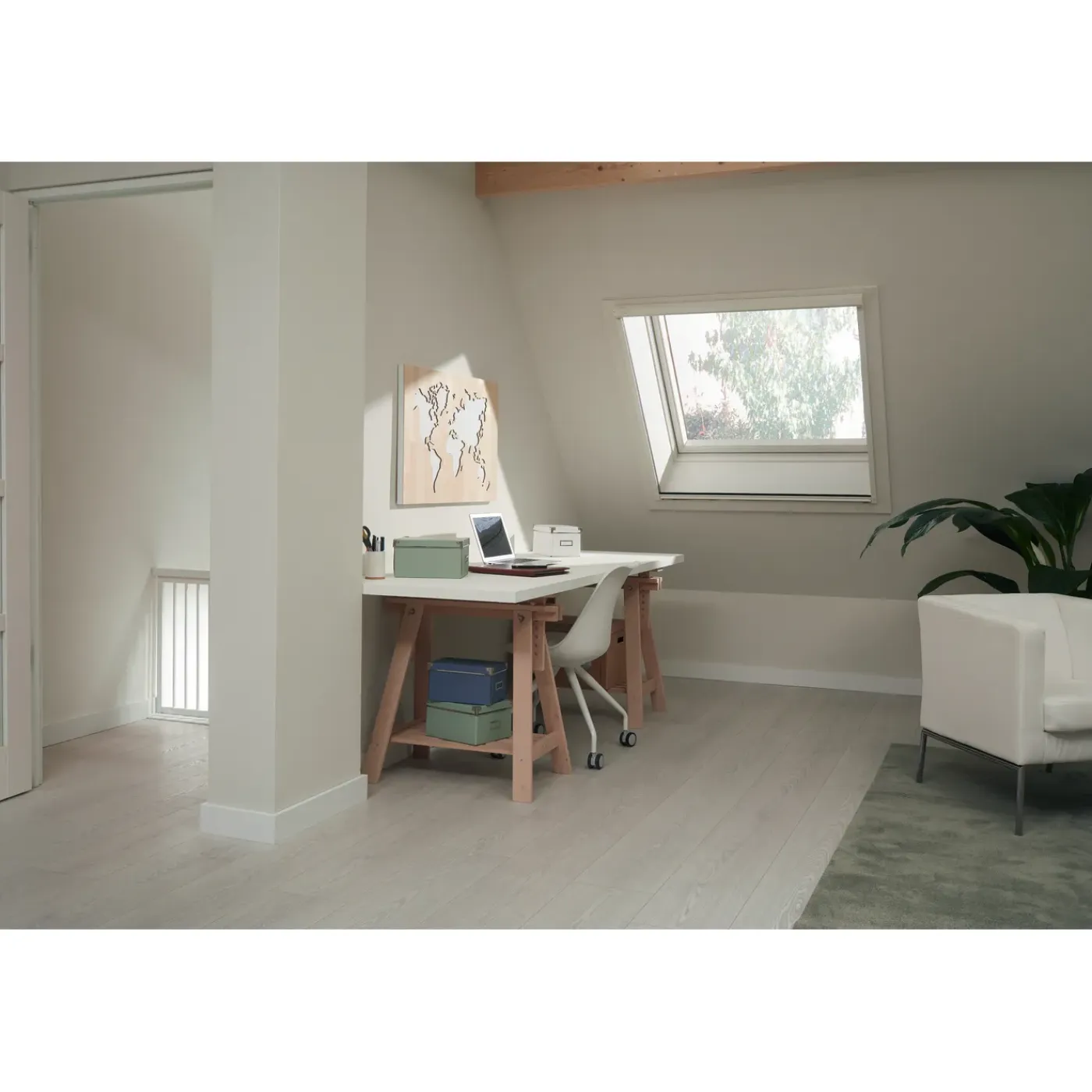 CanDo Rolhor Raam Comfort - 73x155cm - Wit