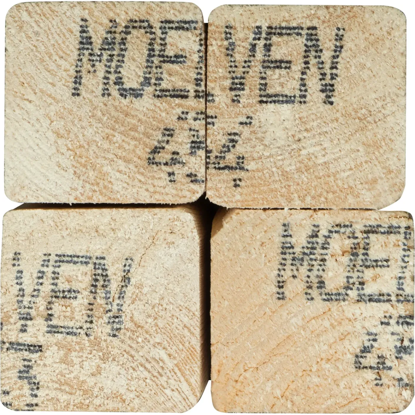 CanDo Schaaflat Voordeelpak - Vuren - 44x44mm - 210cm - 4 stuks